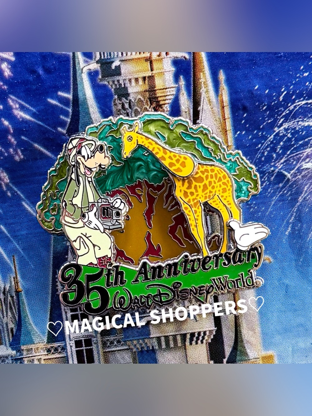 Disney Parks Walt Disney World 35th Anniversary Animal Kingdom LE Pin